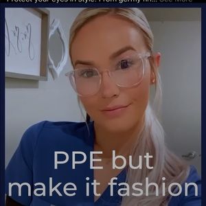 Stoggles Anti-fog PPE Glasses in Square Lens